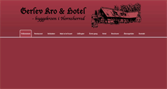 Desktop Screenshot of gerlev-kro.dk